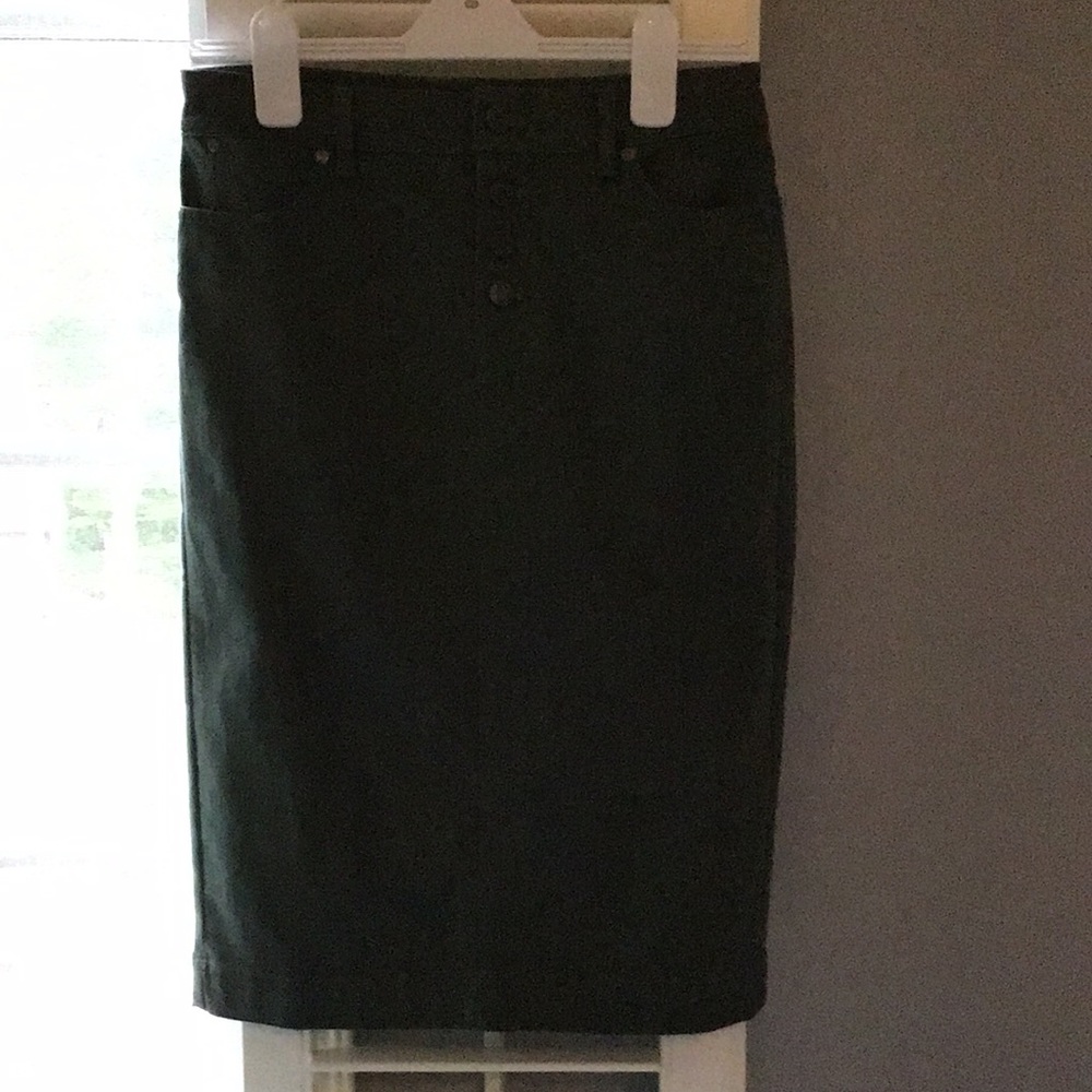 Talbots skirt - hunter green - size 2